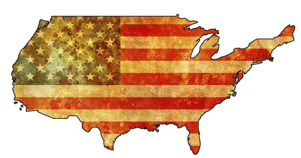 Ancien drapeau des États-Unis — Photo