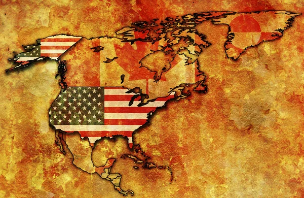오래 된 미국 국기 — 스톡 사진
