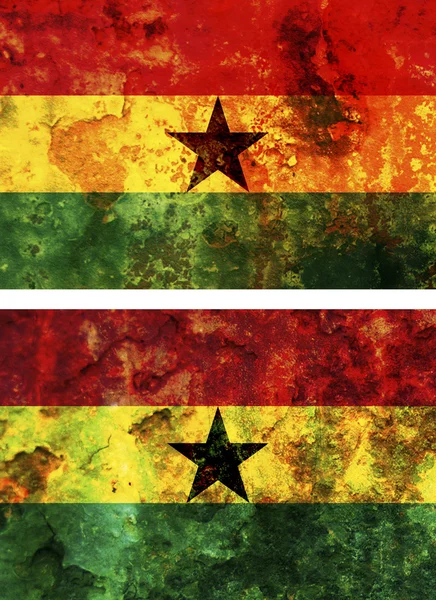 Stará vlajka Ghany — Stock fotografie
