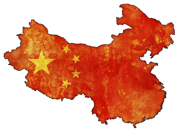 China Mapa — Foto de Stock