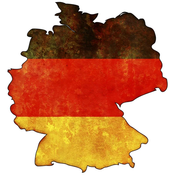 Tyskland Karta — Stockfoto