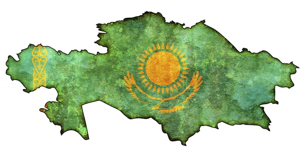 カザフスタン地図 — ストック写真