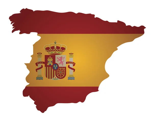 Espanha Mapa —  Vetores de Stock