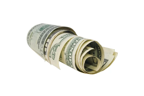 Scroll money — Stock Photo, Image