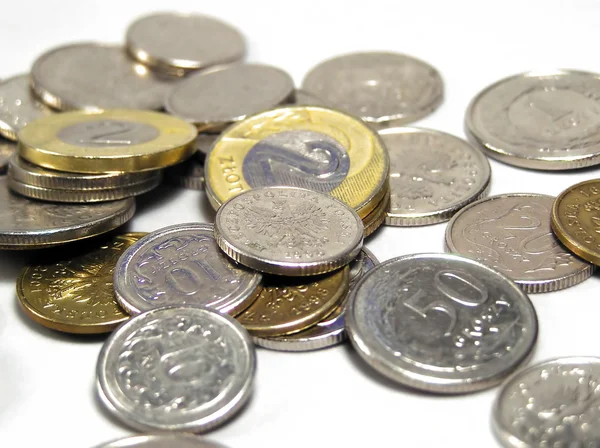ポーランド コイン — ストック写真