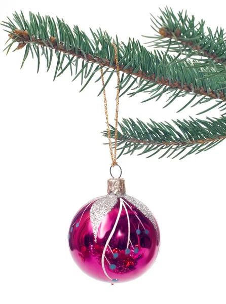 Christmas glass ball — Stock Photo, Image