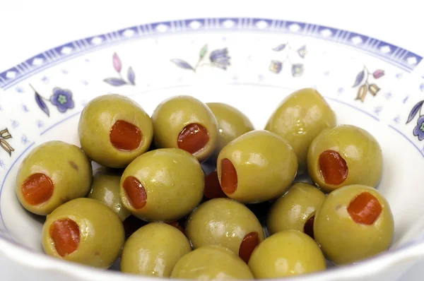 Olivy na jídlo — Stock fotografie