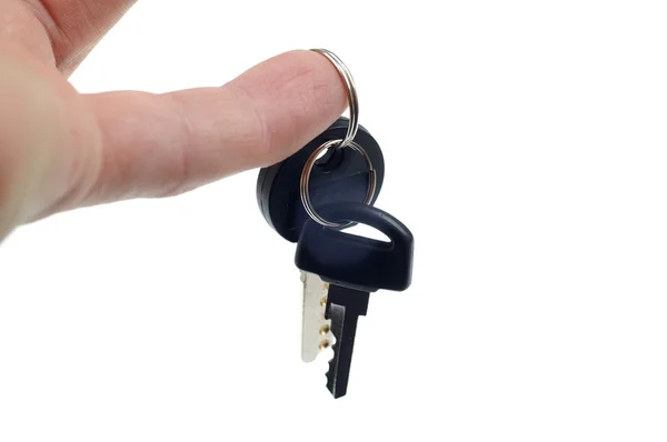 Keys in finger — Stock Photo, Image