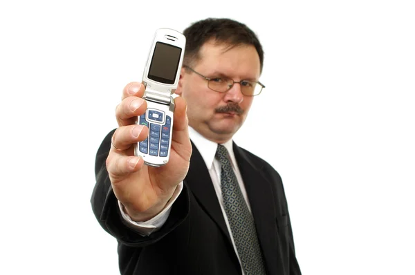 ビジネスマンを携帯電話 — ストック写真