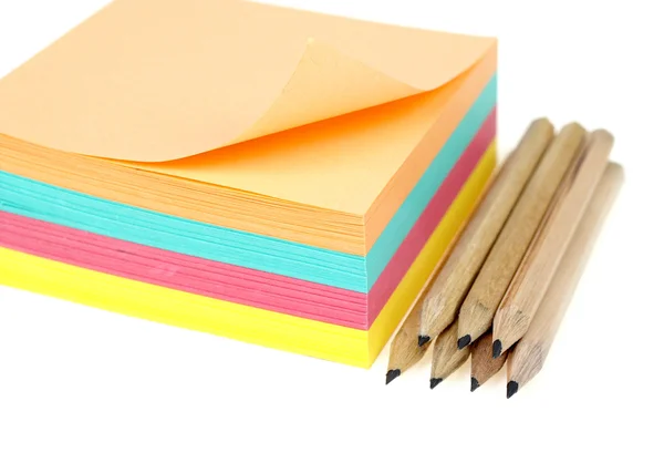 Stack of post-it — Stock Photo, Image