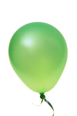 Green balloon clipart