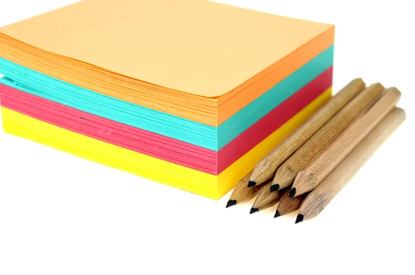 Stack of post-it — Stock Photo, Image