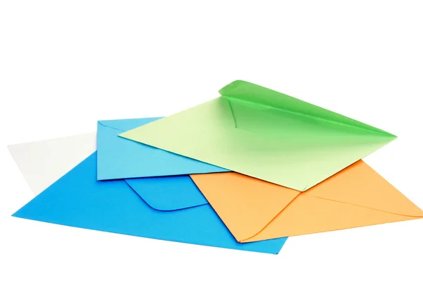 Envelopes coloridos — Fotografia de Stock