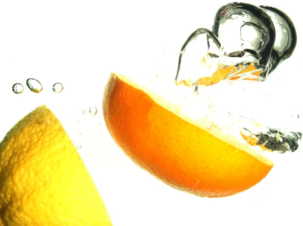 柠檬溅 — 图库照片