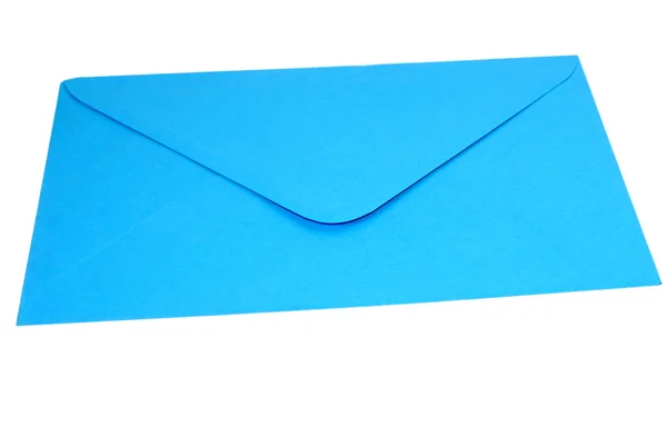 Blauer Umschlag — Stockfoto