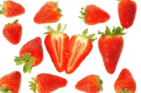Strawberry frame — Stock Photo, Image