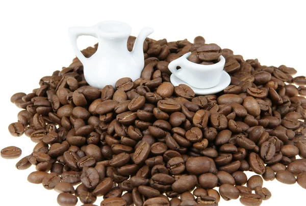 Granos de café resumen —  Fotos de Stock