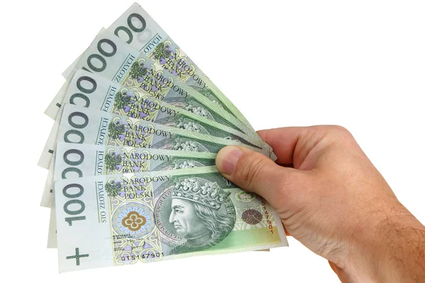 Lengyel bankjegyek — Stock Fotó