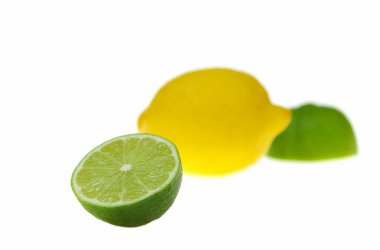 Lime and lemon clipart