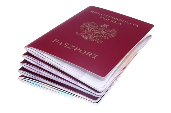 stock image Pile of passport