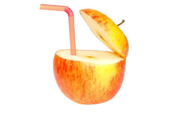 Абстрактный яблочный напиток — стоковое фото