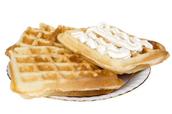 Belgian waffle — Stock Photo, Image