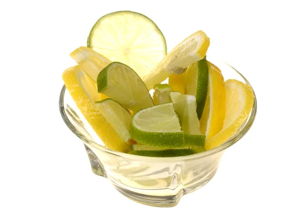 Limão e limão — Fotografia de Stock
