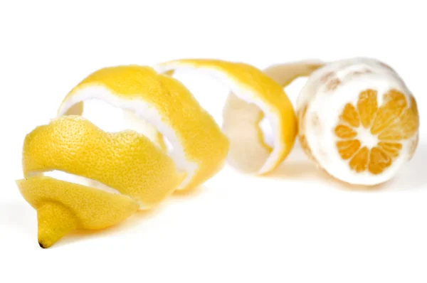 Citron se slupkou — Stock fotografie