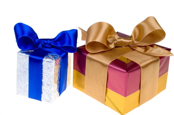 Presents with ribbon — Stock Photo, Image