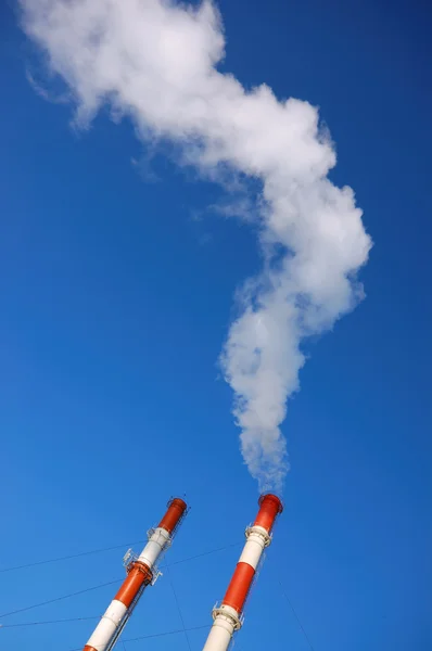 Průmyslové znečištění — Stock fotografie