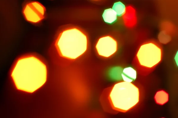 Sfocato modello luce di Natale — Foto Stock