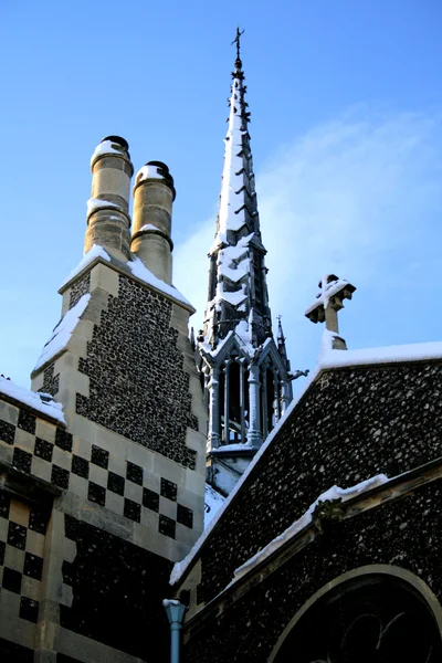 Iglesia nevada Spire — Foto de Stock
