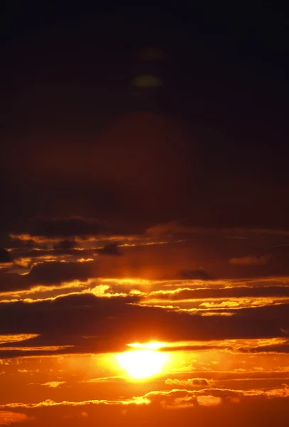 赤い夕日 — ストック写真