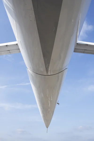 Part of jetliner aeroplane — Stock Photo, Image