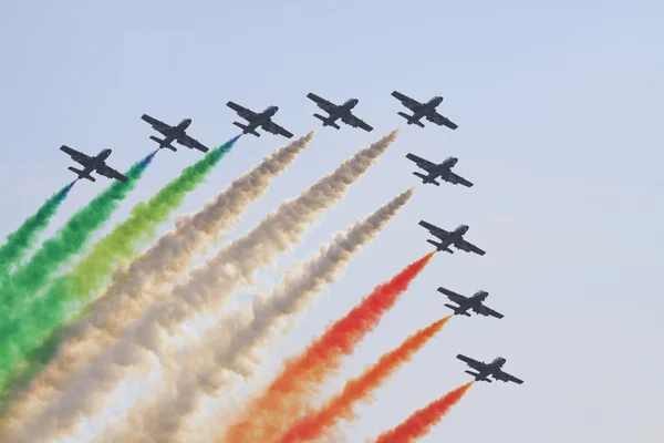 Italienische Kunstfluggruppe — Stockfoto