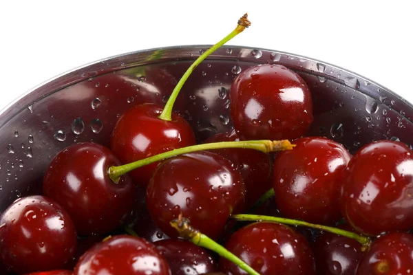 Cherries in a bowl — Stock Photo, Image