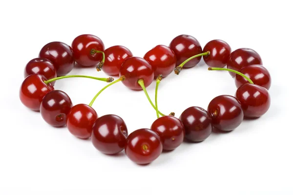 Cherry's heart — Stock Photo, Image