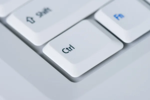 White keyboard — Stock Photo, Image