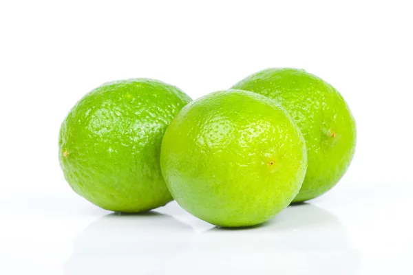 Three lime — Stock Photo, Image