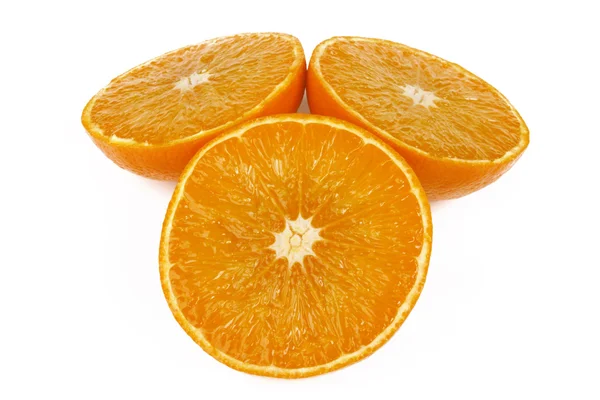 Üç yarım portakal — Stok fotoğraf