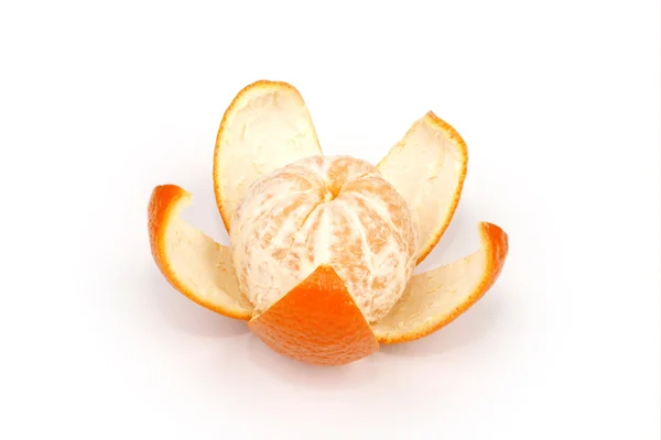Frutas naranjas maduras sobre blanco —  Fotos de Stock