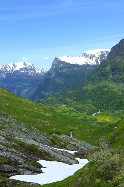 The Norwegian mountains — Stock Photo, Image