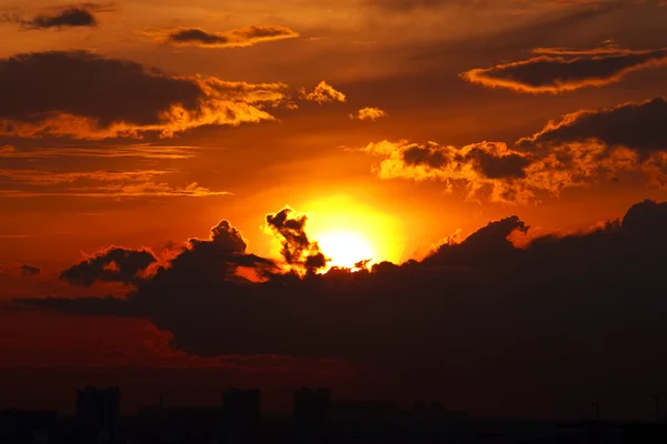 Urban sunset — Stock Photo, Image