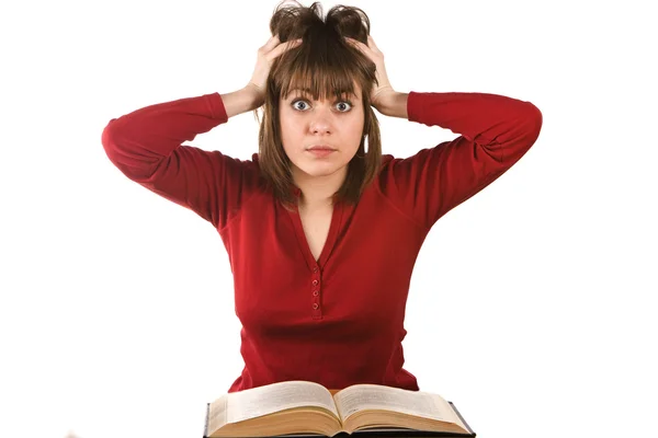 stock image Student with books