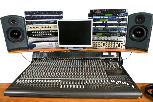 Studio inspelningsutrustning — Stockfoto
