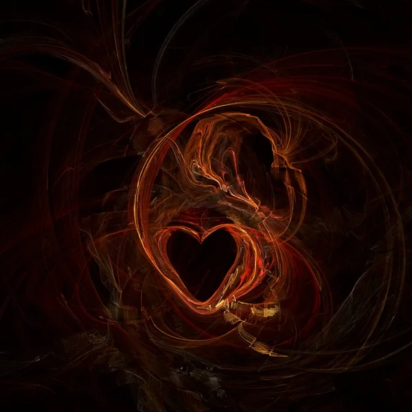 Абстрактное сердце — стоковое фото