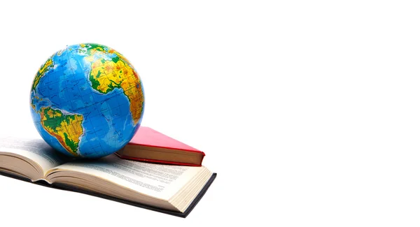 Stock image Globe and books