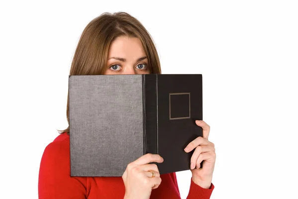 stock image Woman with book