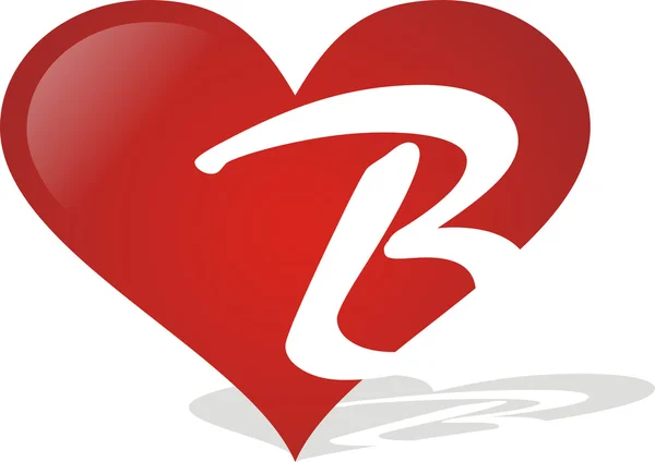 Coeur B — Image vectorielle