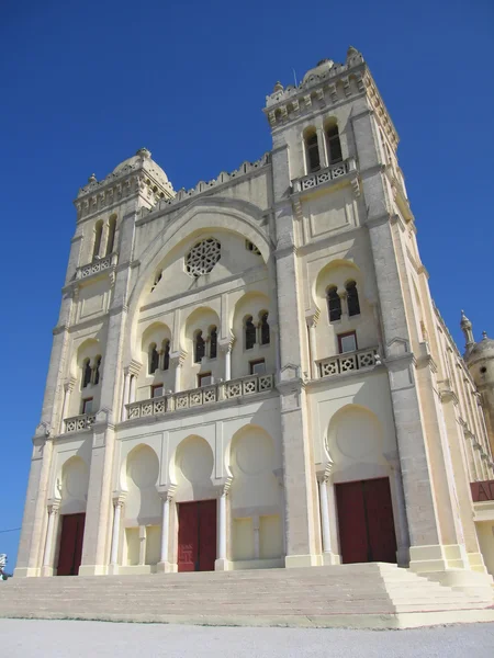 圣路易斯大教堂、 迦太基、 突尼斯 — 图库照片